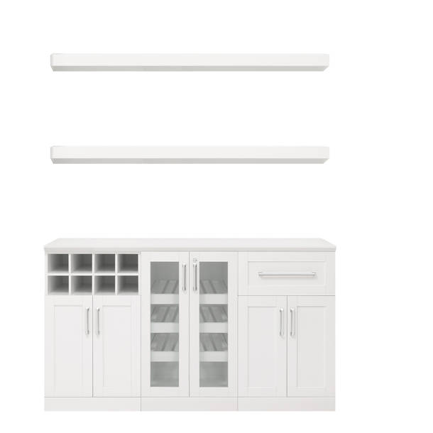 NewAge Products Home Bar 21" Shaker Style 9 Piece Set with Tall